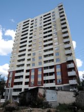 Ход строительства ЖК Панорама, литер 1 (по ул. Карла Маркса) на 17 августа 2017