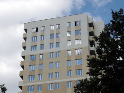 Ход строительства ЖК Панорама, литер 1 (по ул. Карла Маркса) на 17 августа 2017