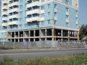 Ход строительства ЖК Центральный (ул. Зеленая) на 20 августа 2017