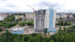 Ход строительства ЖК на ул. Наумова (литер 1) на 1 августа 2017