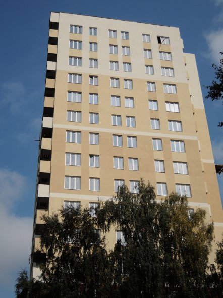 Ход строительства ЖК Панорама, литер 1 (по ул. Карла Маркса) на 3 сентября 2017