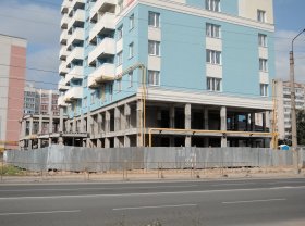 Ход строительства ЖК Центральный (ул. Зеленая) на 3 сентября 2017