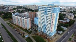 Ход строительства ЖК Центральный (ул. Зеленая) на 24 августа 2017