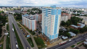 Ход строительства ЖК Центральный (ул. Зеленая) на 24 августа 2017