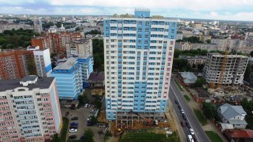 Ход строительства ЖК Центральный (ул. Зеленая) на 24 августа 2017