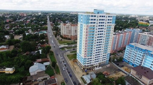 Ход строительства ЖК Центральный (ул. Зеленая) на 24 августа 2017
