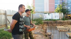Ход строительства ЖК Центральный (ул. Зеленая) на 9 августа 2017