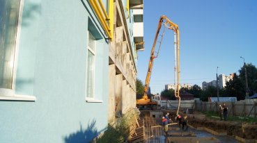 Ход строительства ЖК Центральный (ул. Зеленая) на 9 августа 2017