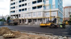 Ход строительства ЖК Центральный (ул. Зеленая) на 8 августа 2017
