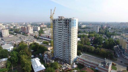 Ход строительства ЖК на ул. Б. Хмельницкого на 12 сентября 2017