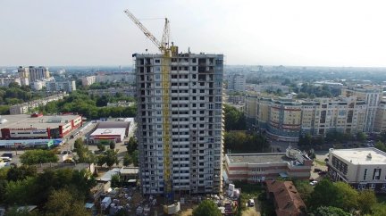 Ход строительства ЖК на ул. Б. Хмельницкого на 12 сентября 2017