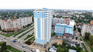 Ход строительства ЖК Центральный (ул. Зеленая) на 14 сентября 2017