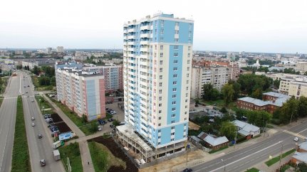 Ход строительства ЖК Центральный (ул. Зеленая) на 14 сентября 2017