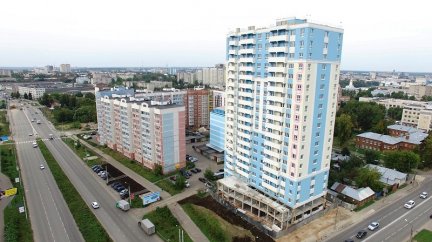 Ход строительства ЖК Центральный (ул. Зеленая) на 14 сентября 2017