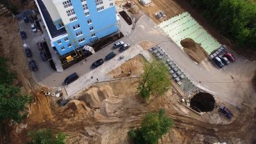 Ход строительства ЖК на ул. Наумова (литер 1) на 14 сентября 2017