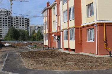 Ход строительства Микрорайон Новая Дерябиха, дом № 74 на 17 сентября 2017
