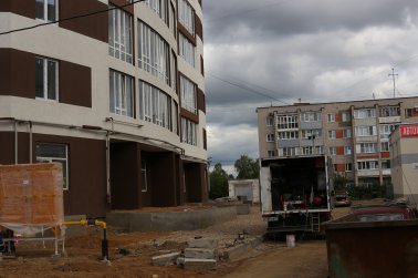 Ход строительства ЖК Аристократ 2 (1 очередь, ул. Лежневская) на 21 сентября 2017