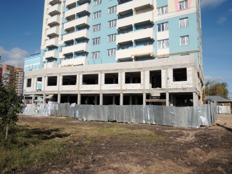 Ход строительства ЖК Центральный (ул. Зеленая) на 24 сентября 2017