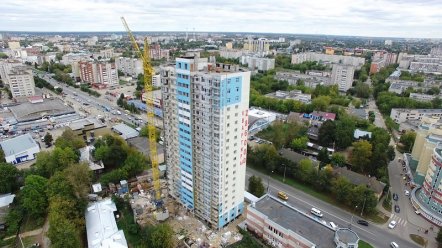 Ход строительства ЖК на ул. Б. Хмельницкого на 28 сентября 2017