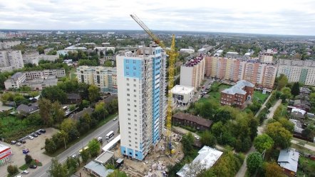 Ход строительства ЖК на ул. Б. Хмельницкого на 28 сентября 2017