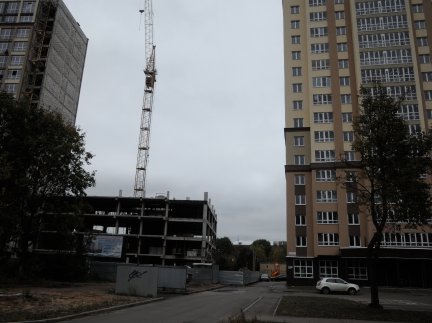 Ход строительства ЖК Новые Черемушки, Литер 2 (ул. Ленинградская) на 1 октября 2017