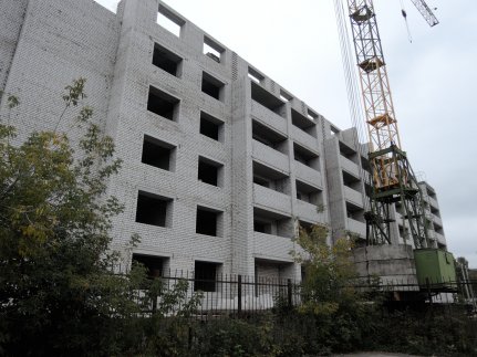 Ход строительства ЖК Добролюбово (ул. Добролюбова), д. 10 на 1 октября 2017