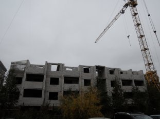 Ход строительства ЖК Победа (блок-секция А) на 1 октября 2017