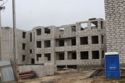 Ход строительства Микрорайон Новая Дерябиха, дом № 62 на 1 октября 2017