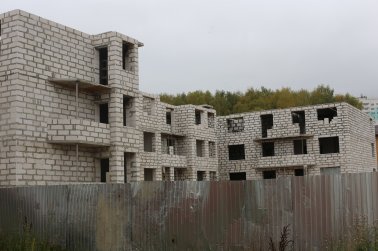Ход строительства Микрорайон Новая Дерябиха, дом № 62 на 1 октября 2017