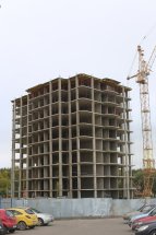 Ход строительства ЖК Престиж Сити, 17 этажей, корпус В на 1 октября 2017