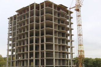 Ход строительства ЖК Престиж Сити, 17 этажей, корпус В на 1 октября 2017
