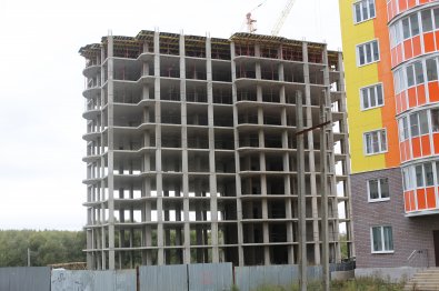Ход строительства ЖК Престиж Сити, 17 этажей, корпус В на 1 октября 2017