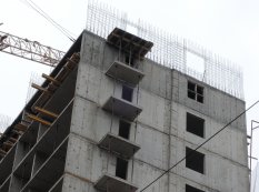 Ход строительства ЖК Панорама, литер 2 (по ул. Карла Маркса) на 2 октября 2017
