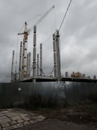 Ход строительства ЖК Аврора (Авдотьино, ул. Революционная) на 7 октября 2017