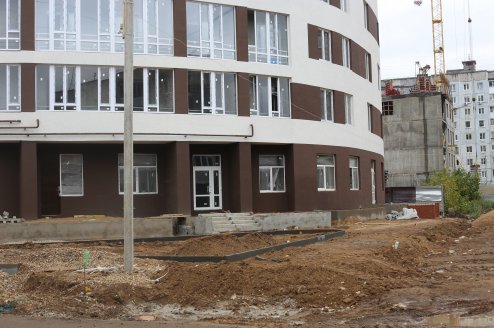 Ход строительства ЖК Аристократ 2 (1 очередь, ул. Лежневская) на 8 октября 2017