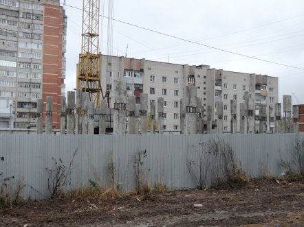 Ход строительства ЖК Гранат (Бакинский проезд) на 15 октября 2017