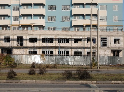 Ход строительства ЖК Центральный (ул. Зеленая) на 17 октября 2017