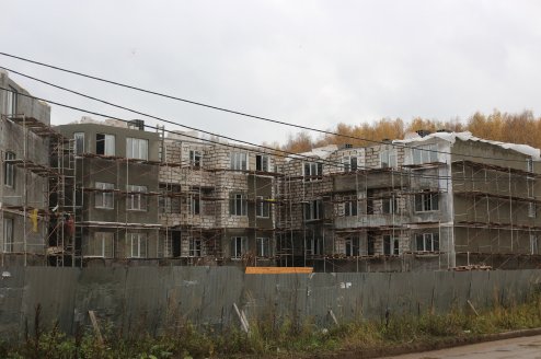 Ход строительства Микрорайон Новая Дерябиха, дом № 62 на 20 октября 2017