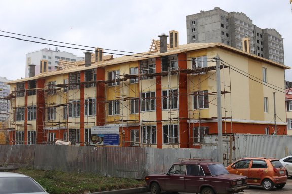 Ход строительства Микрорайон Новая Дерябиха, дом № 73 на 20 октября 2017
