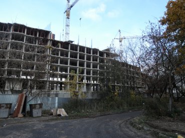 Ход строительства ЖК Шереметевская миля (ул. Профсоюзная) на 21 октября 2017