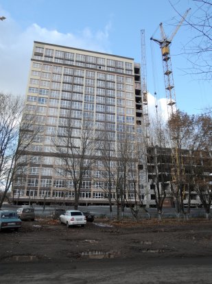 Ход строительства ЖК Новые Черемушки, Литер 1 (ул. Ленинградская) на 26 октября 2017