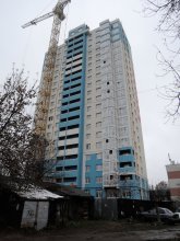 Ход строительства ЖК на ул. Б. Хмельницкого на 29 октября 2017