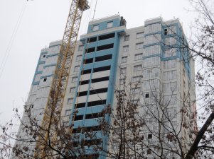 Ход строительства ЖК на ул. Б. Хмельницкого на 29 октября 2017