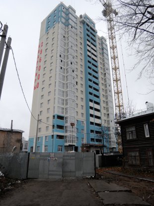 Ход строительства ЖК на ул. Б. Хмельницкого на 29 октября 2017