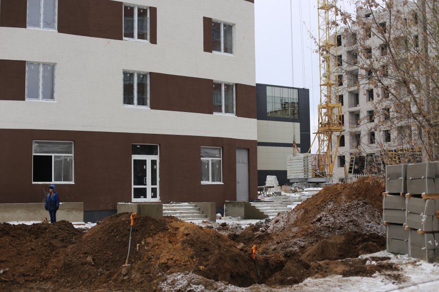 Ход строительства ЖК Аристократ 2 (1 очередь, ул. Лежневская) на 3 ноября 2017