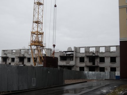 Ход строительства ЖК по ул. Дюковская, д. 25 (2 очередь, Авдотино) на 6 ноября 2017