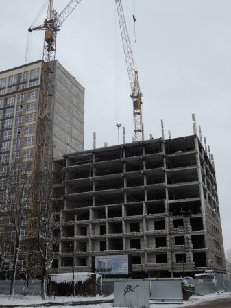 Ход строительства ЖК Новые Черемушки, Литер 2 (ул. Ленинградская) на 21 ноября 2017