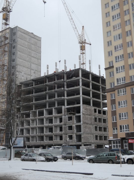 Ход строительства ЖК Новые Черемушки, Литер 2 (ул. Ленинградская) на 21 ноября 2017