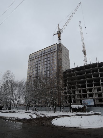 Ход строительства ЖК Новые Черемушки, Литер 1 (ул. Ленинградская) на 21 ноября 2017
