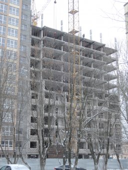 Ход строительства ЖК Новые Черемушки, Литер 2 (ул. Ленинградская) на 19 декабря 2017
